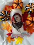 Michael Halloween Glass cup