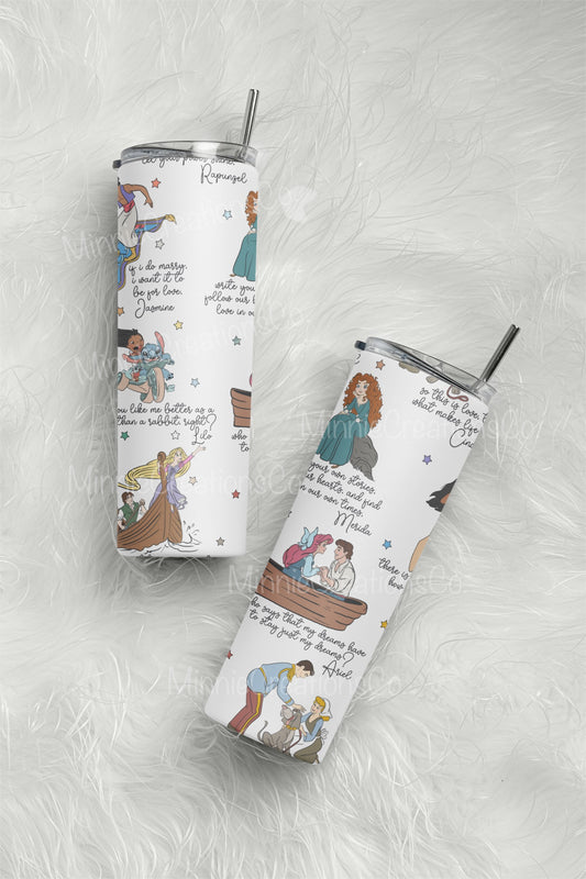 Fairytales 20oz Skinny Tumblers