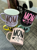 Mom Squad Campfire style mug