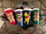 Christmas Color changing 16 oz. Hot cups | Gingerbreads Mouse Festive| Grogu 16oz. Hot Cups reusable | Winnie the Pooh hot cup